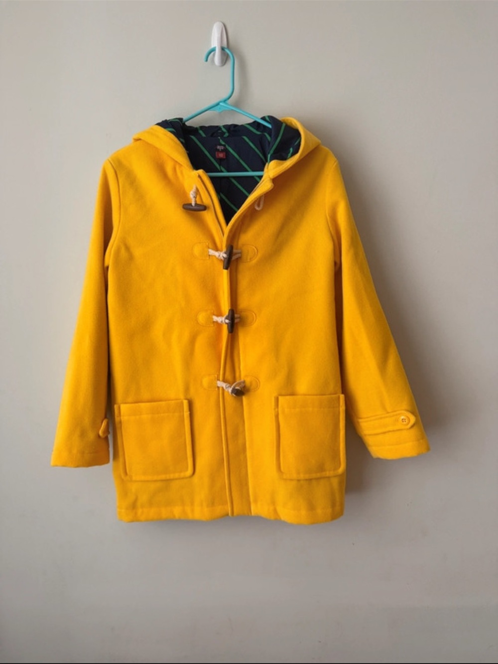 Rowing Blazers Kids Bright Yellow Hooded Coat